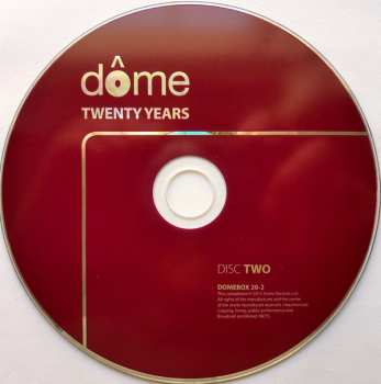 3CD Various: Dome Twenty Years