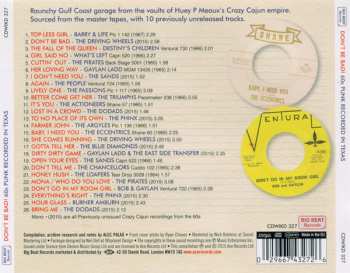 CD Various: Don't Be Bad! (60s Punk Recorded In Texas)