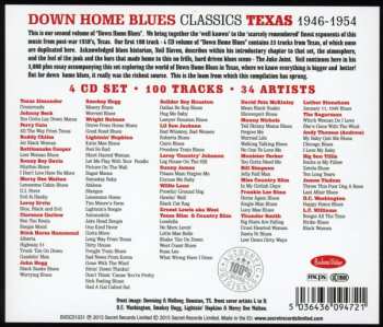 4CD/Doos Various: Down Home Blues Classics Volume 2 Texas 1946-1954