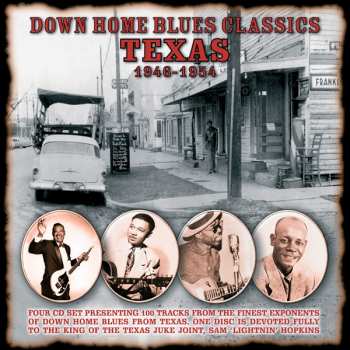 4CD/Doos Various: Down Home Blues Classics Volume 2 Texas 1946-1954