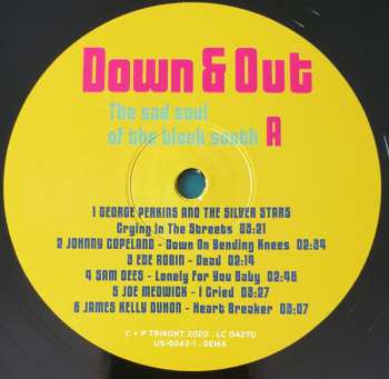 LP Various: Down & Out (The Sad Soul Of The Black South)