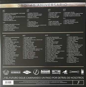4LP/4CD/Doos Various: DRO 40 Aniversario - ...Y El Futuro Sigue Caminando Un Paso Por Detrás De Nosotros DLX | LTD