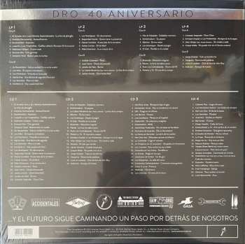 4LP/4CD/Doos Various: DRO 40 Aniversario - ...Y El Futuro Sigue Caminando Un Paso Por Detrás De Nosotros DLX | LTD
