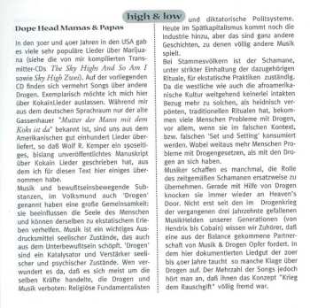 CD Various: Drug Songs (1917-1944 - High & Low)