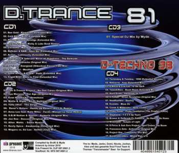 4CD Various: D.Trance 81