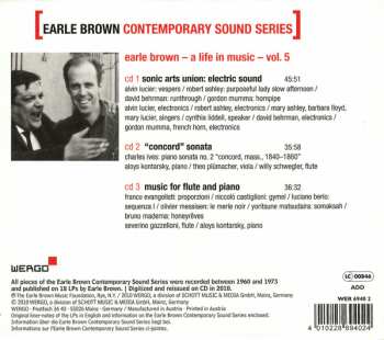 3CD/Doos Various: Earle Brown Contemporary Sound Series Vol. 5