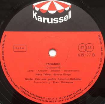 LP Various: Eine Nacht In Venedig / Paganini