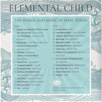 2CD Various: Elemental Child - The Words And Music Of Marc Bolan
