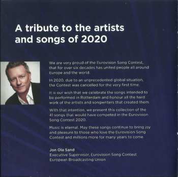 2CD Various: Eurovision 2020 - A Tribute To The Artists And Songs