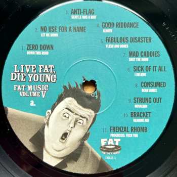 LP Various: Fat Music Volume V: Live Fat, Die Young