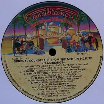 LP Various: Flashdance (Original Soundtrack From The Motion Picture)