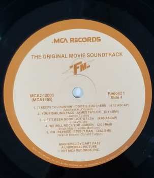 2LP Various: FM(The original movie soundtrack) 