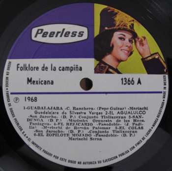 3LP/Doos Various: Folklore De La Campiña Mexicana