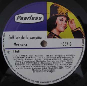 3LP/Doos Various: Folklore De La Campiña Mexicana
