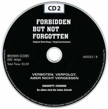 10CD/Doos Various: Forbidden But Not Forgotten = Verboten, Verfolgt, Aber Nicht Vergessen (Forbidden Music During The Third Reich)