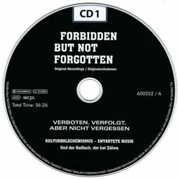 10CD/Doos Various: Forbidden But Not Forgotten = Verboten, Verfolgt, Aber Nicht Vergessen (Forbidden Music During The Third Reich)