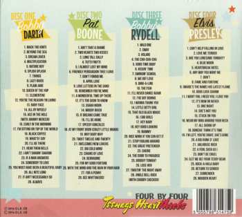 4CD Various: Four By Four Teenage Heartthrobs