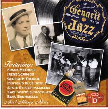 4CD/Doos Various: Gennett Jazz 1922-1930