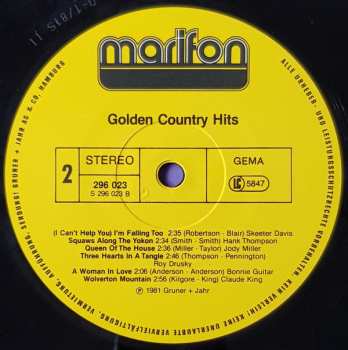 LP Various: Golden Country Hits