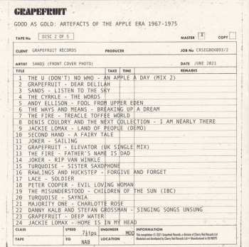 5CD Various: Good As Gold (Artefacts Of The Apple Era 1967-1975)