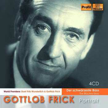 4CD Various: Gottlob Frick - Der Schwärzeste Bass