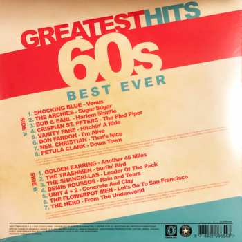 LP Various: Greatest Hits 60s Best Ever CLR