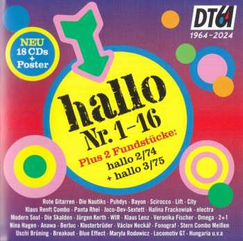 18CD/Doos Various: Hallo Nr. 1-16 + Hallo 2/74 + Hallo 3/75 LTD