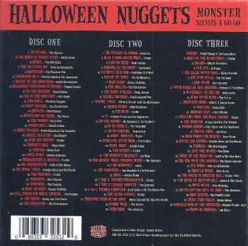 3CD/Doos Various: Halloween Nuggets:  Monster Sixties A Go-Go