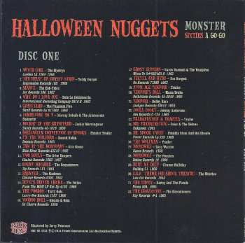3CD/Doos Various: Halloween Nuggets:  Monster Sixties A Go-Go