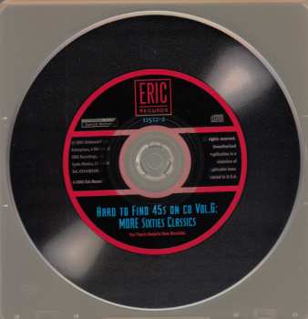 CD Various: Hard To Find 45s On CD, Vol. 6: More Sixties Classics