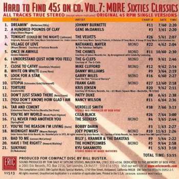 CD Various: Hard To Find 45s On CD, Vol. 7: More Sixties Classics
