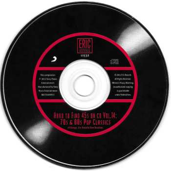 CD Various: Hard To Find 45s On CD, Volume 14: 70s & 80s Pop Classics