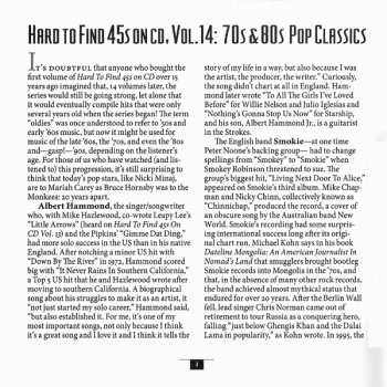 CD Various: Hard To Find 45s On CD, Volume 14: 70s & 80s Pop Classics