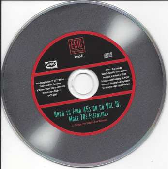 CD Various: Hard To Find 45s On CD, Volume 19: More 70s Essentials