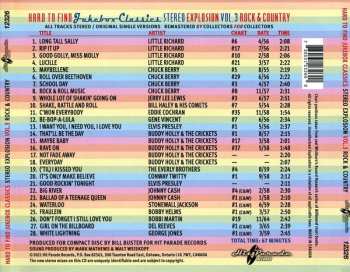 CD Various: Hard To Find Jukebox Classics – Stereo Explosion Volume 3: Rock & Country