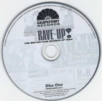 3CD Various: Having A Rave-Up! The British R&B Sounds Of 1964