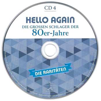 4CD Various: Hello Again - Die Großen Schlager Der 80er-Jahre
