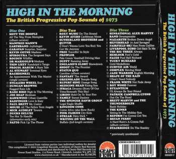 3CD/Doos Various: High In The Morning (The British Progressive Pop Sounds Of 1973)