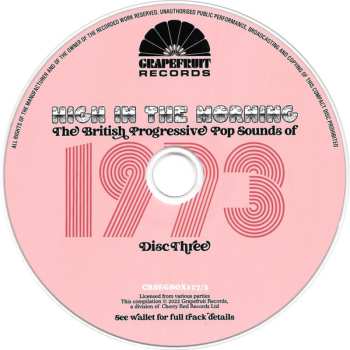 3CD/Doos Various: High In The Morning (The British Progressive Pop Sounds Of 1973)