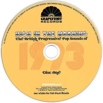 3CD/Doos Various: High In The Morning (The British Progressive Pop Sounds Of 1973)