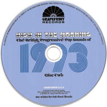 3CD/Doos Various: High In The Morning (The British Progressive Pop Sounds Of 1973)