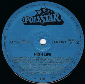 LP Various: High Life