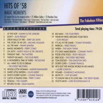 CD Various: Hits Of '58 - Magic Moments