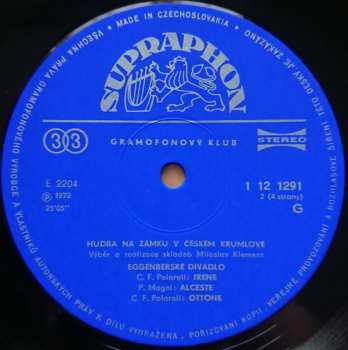 3LP/Doos Various: Hudba Na Zámku V Českém Krumlově (2xLP+ BOOKLET+BOX)