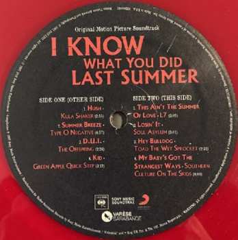 2LP Various: I Know What You Did Last Summer (Original Motion Picture Soundtrack) LTD | CLR