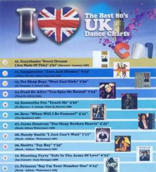 2CD Various: I Love Disco UK 80's