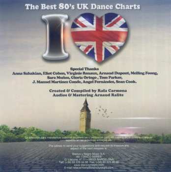 2CD Various: I Love Disco UK 80's