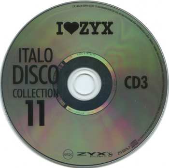 3CD Various: I Love ZYX Italo Disco Collection 11