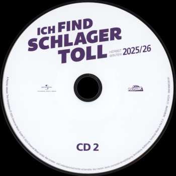2CD Various: Ich Find Schlager Toll Herbst/Winter 2025/26