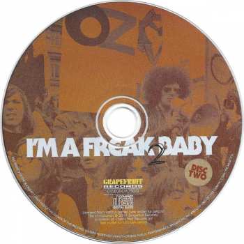 3CD/Doos Various: I'm A Freak 2 Baby (A Further Journey Through The British Heavy Psych And Hard Rock Underground Scene: 1968-73)